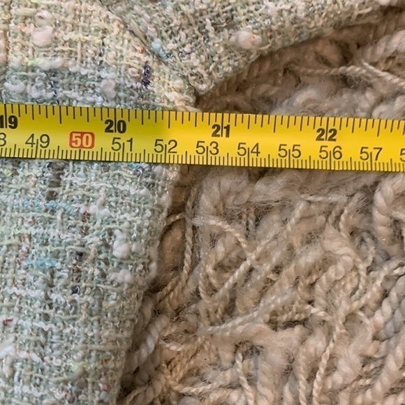 🌟🌟🌟 Gallant New York Mint Green Tweed Blazer, Lined, Pockets, Size 10 - Picture 8 of 8